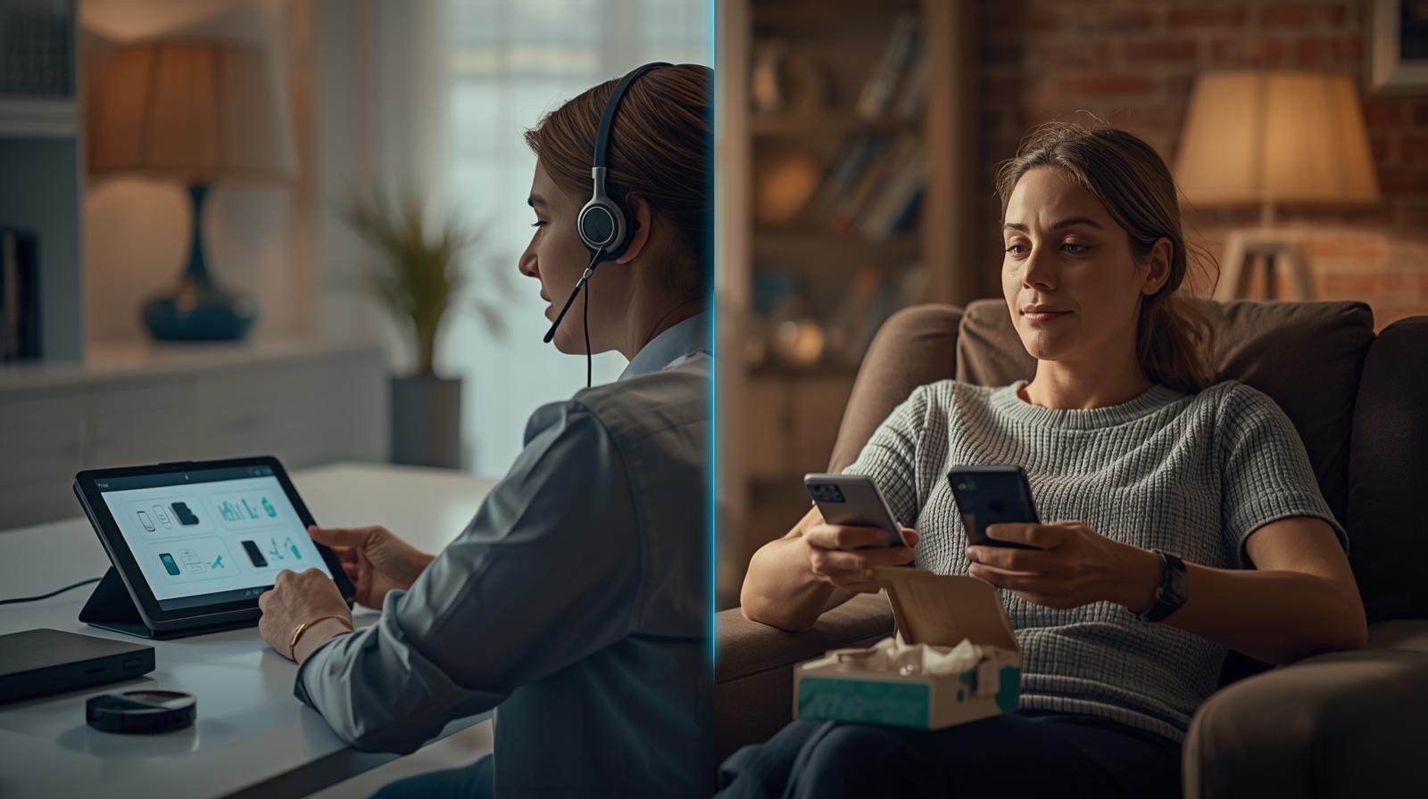 Device setup support